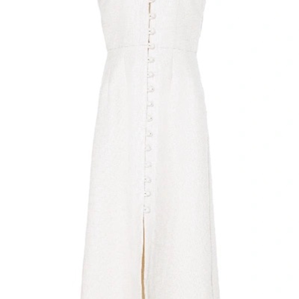 Cult Gaia Natural Gia House Dress In White Nwt